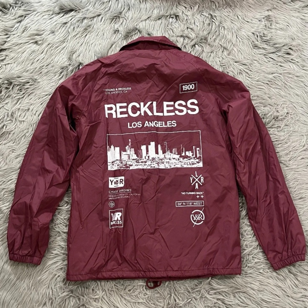 Men’s Young & Reckless Coach’s Jacket